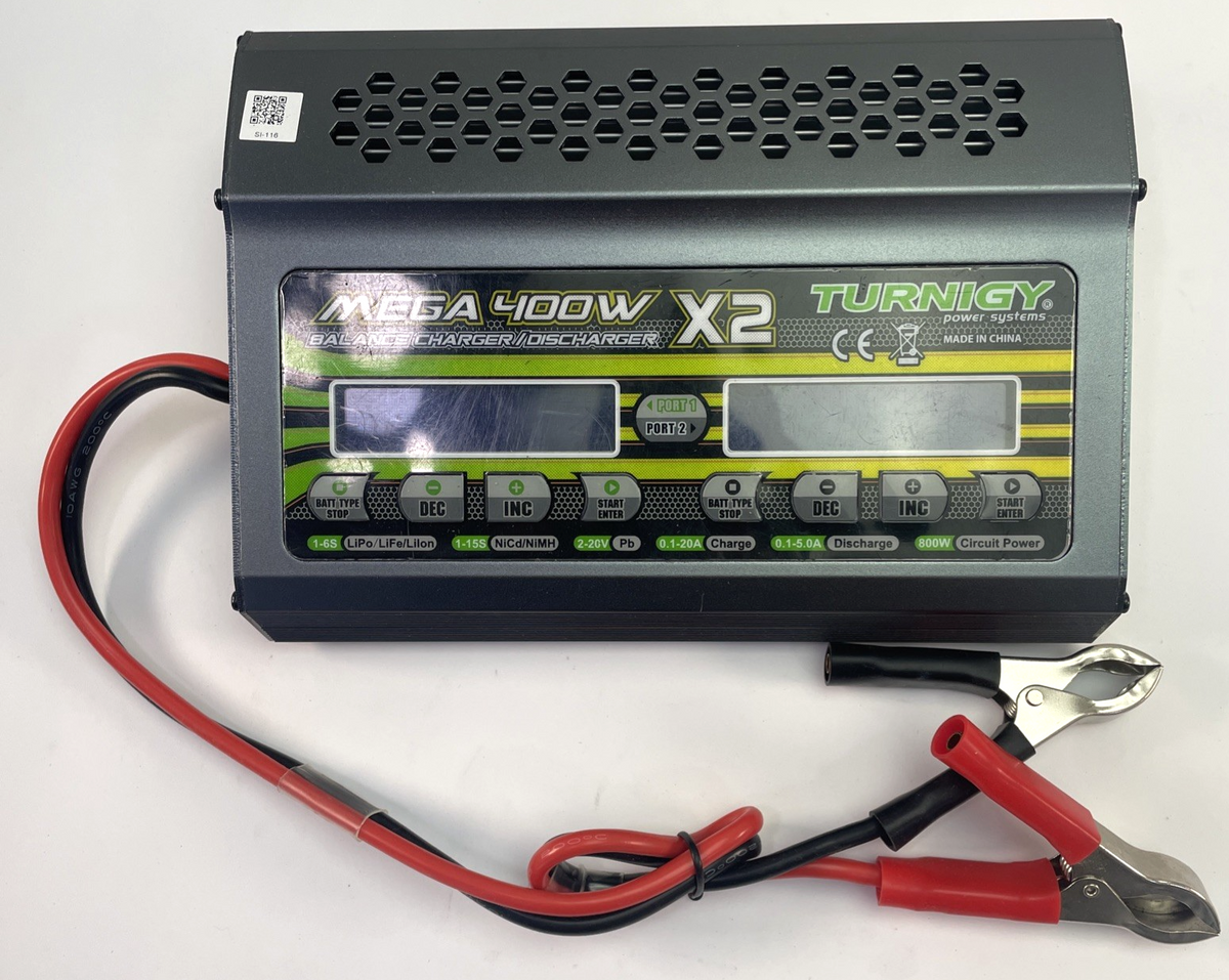 TURNIGY MEGA 400W X2 Balance Battery Charger / Discharger - GREAT CONDITION
