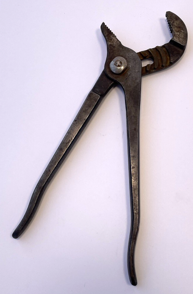 Vintage UTICA 507-10 USA Channel Lock Pliers Slip Joint Parrot Nose Nut Buster