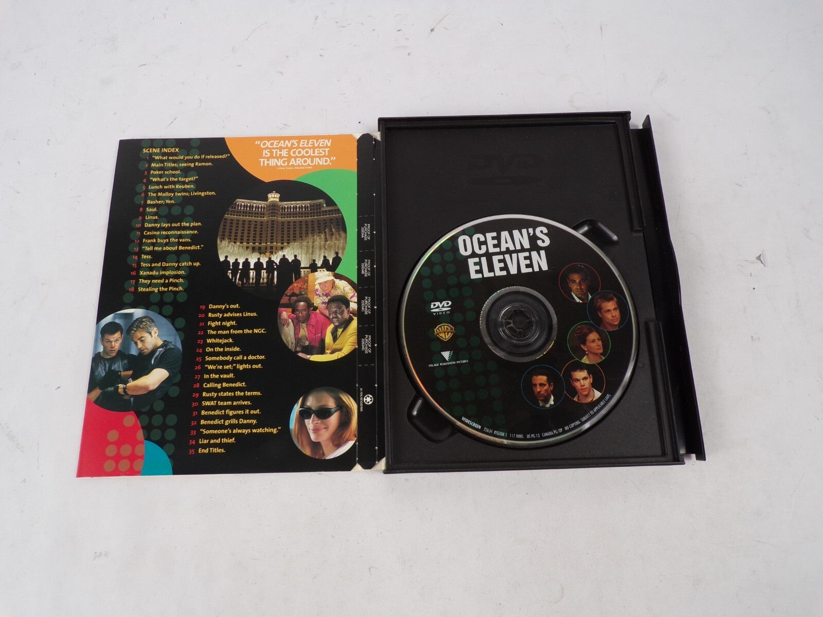 Ocean's Eleven George Clooney Starring In Alphabetical Order WidescreeDVD Movies