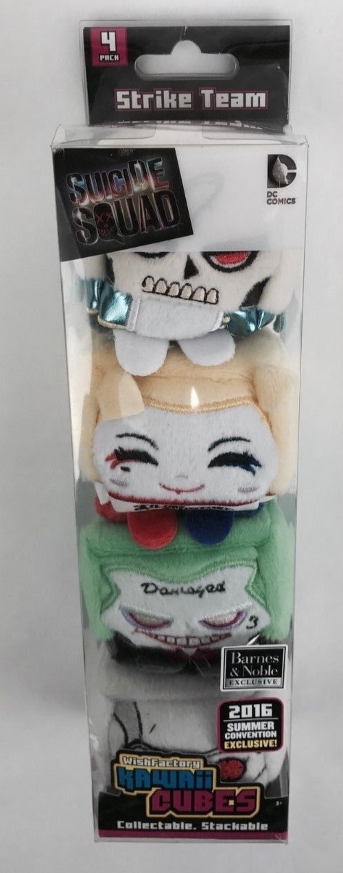 Kawaii Cubes Suicide Squad Task Force X Exclusive 4 Pack w/ Harley Joker DIABLO
