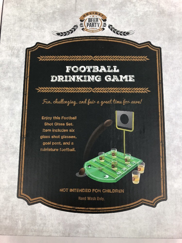 Holiday beer party football drinking game, Extremely Rare - Fast Shipping