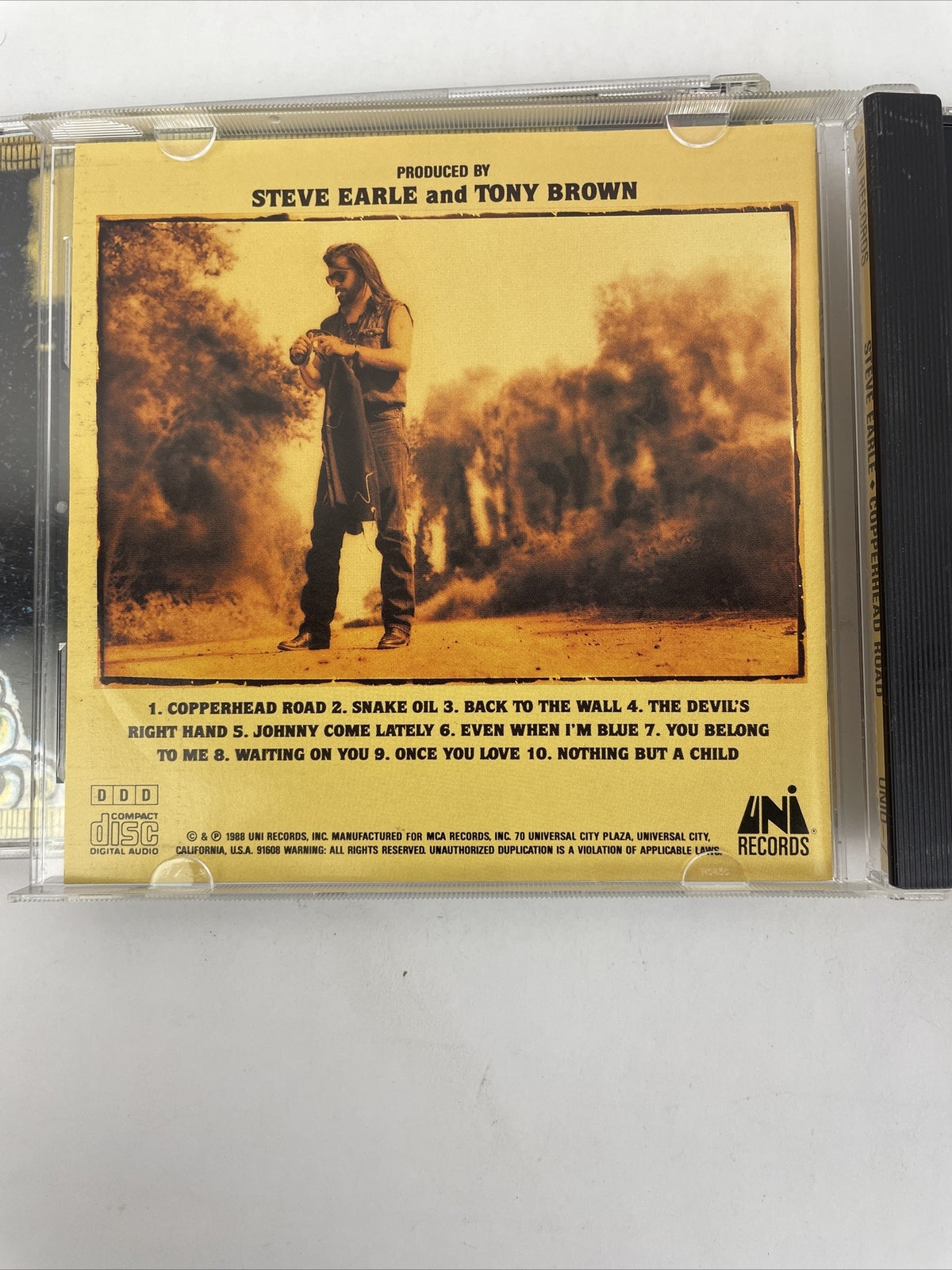 2 x Steve Earle Audio CD - Transcendental Blues (2004) - Copperhead Road 1988