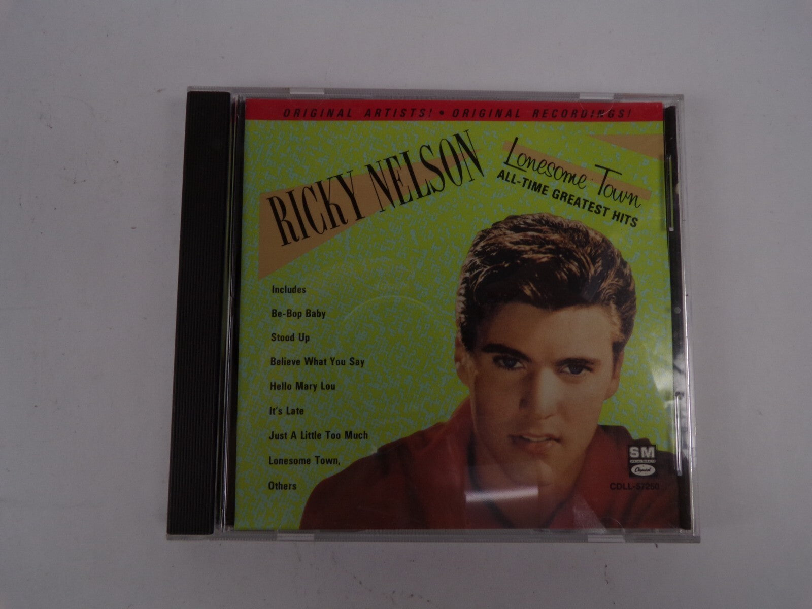 Ricky Nelson All Time Greatest Hits Hello Mary Lou Lonesome Town Stood Up CD#38