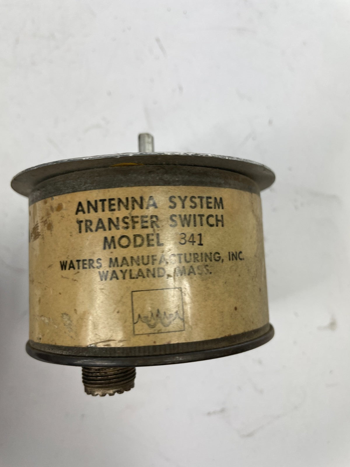 Waters Manufacturing Model 341 antenna system transfer switch