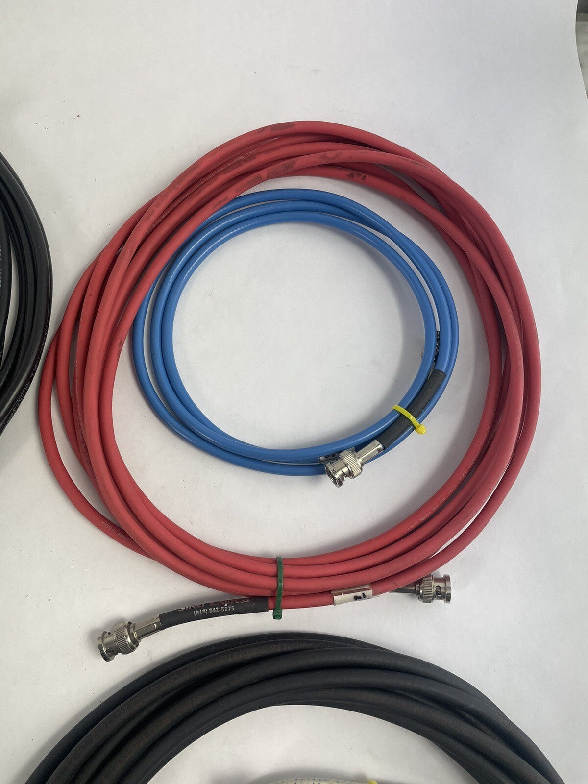 Lot of 10 : HD-SDI RG-6 Digital VIdeo Cable 4.5GHZ BNC Male to BNC Male