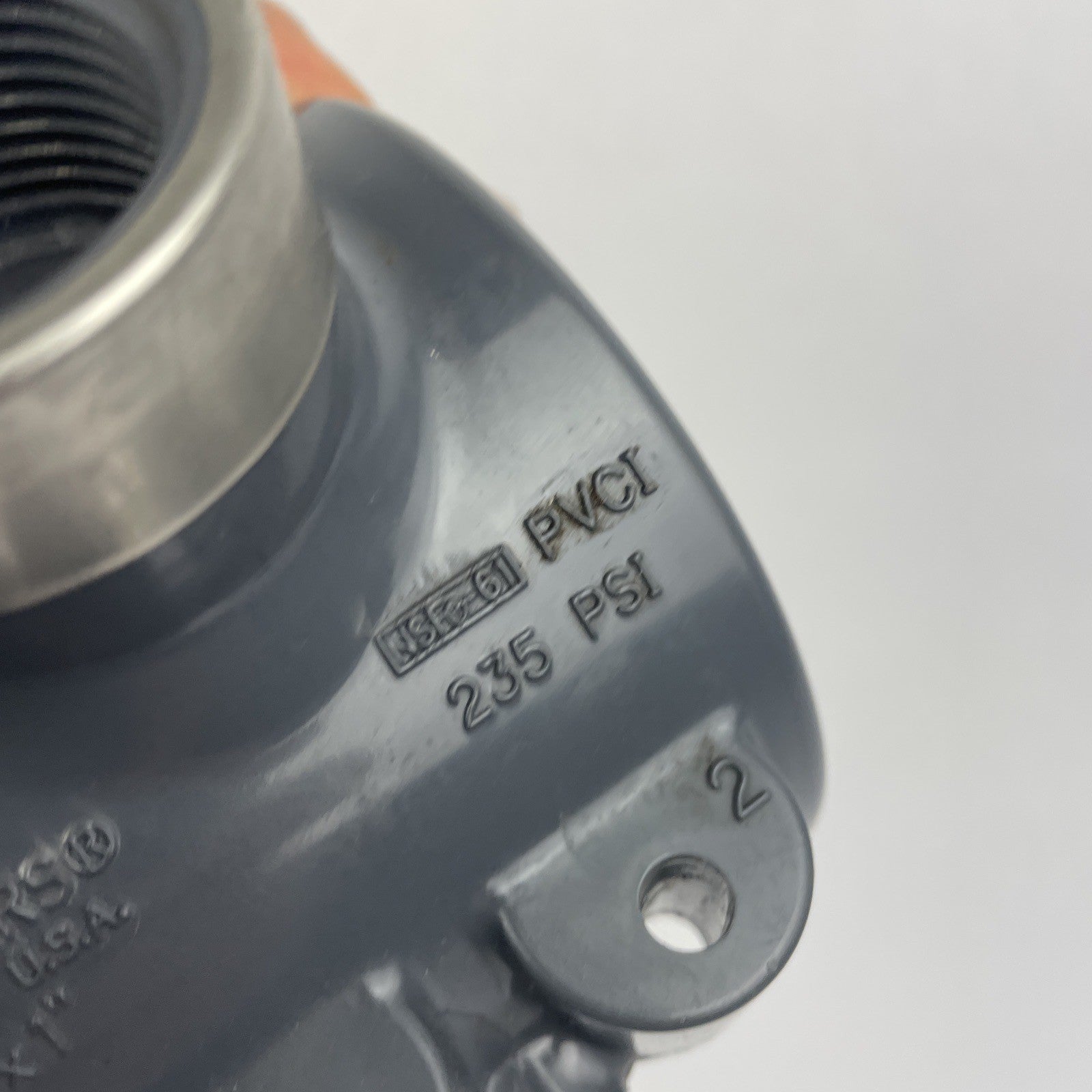 OEM Spears LASCO U.S.A. 3" x 1" Clamp On Saddle 235 psi NSF-61 PVCI #322