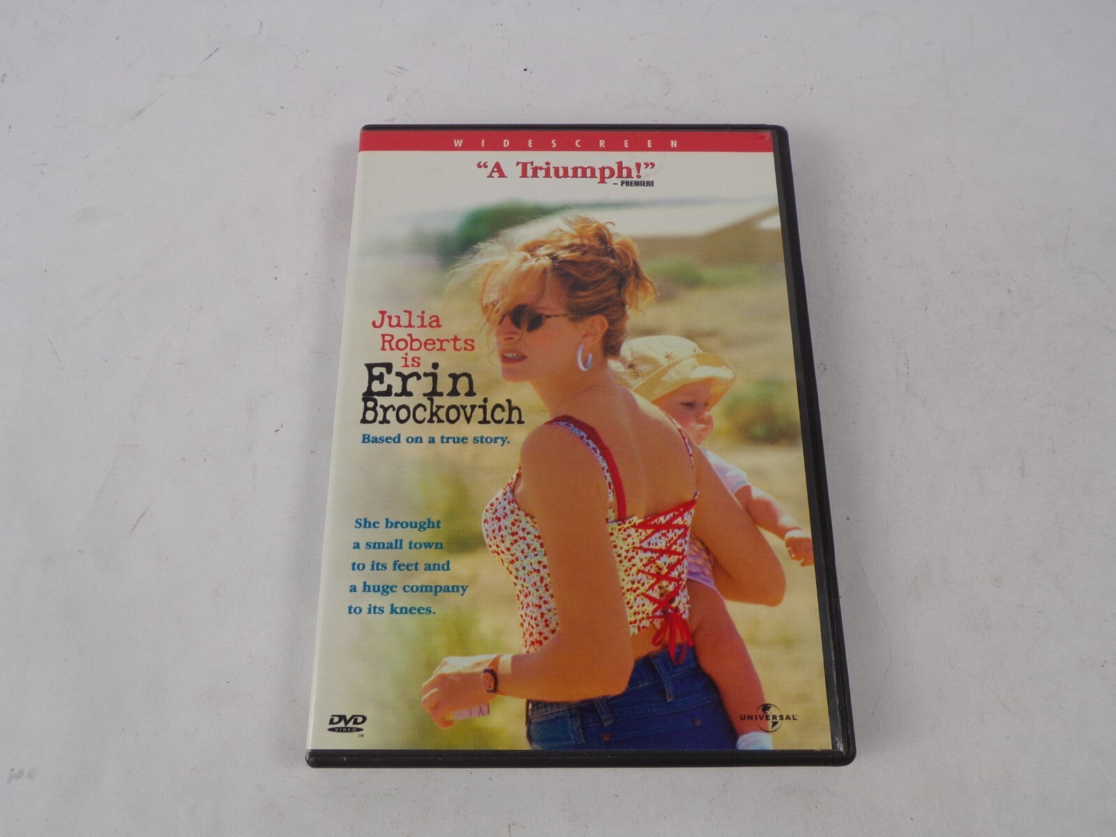 "A Triumph!" Julia Roberts Is Erin BrockovichBased On A True Story DVD Movies