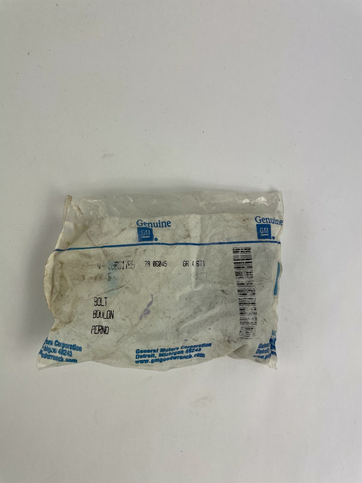 Genuine GM Automotive Part 78 06045 Bolt Lot of 5 A2