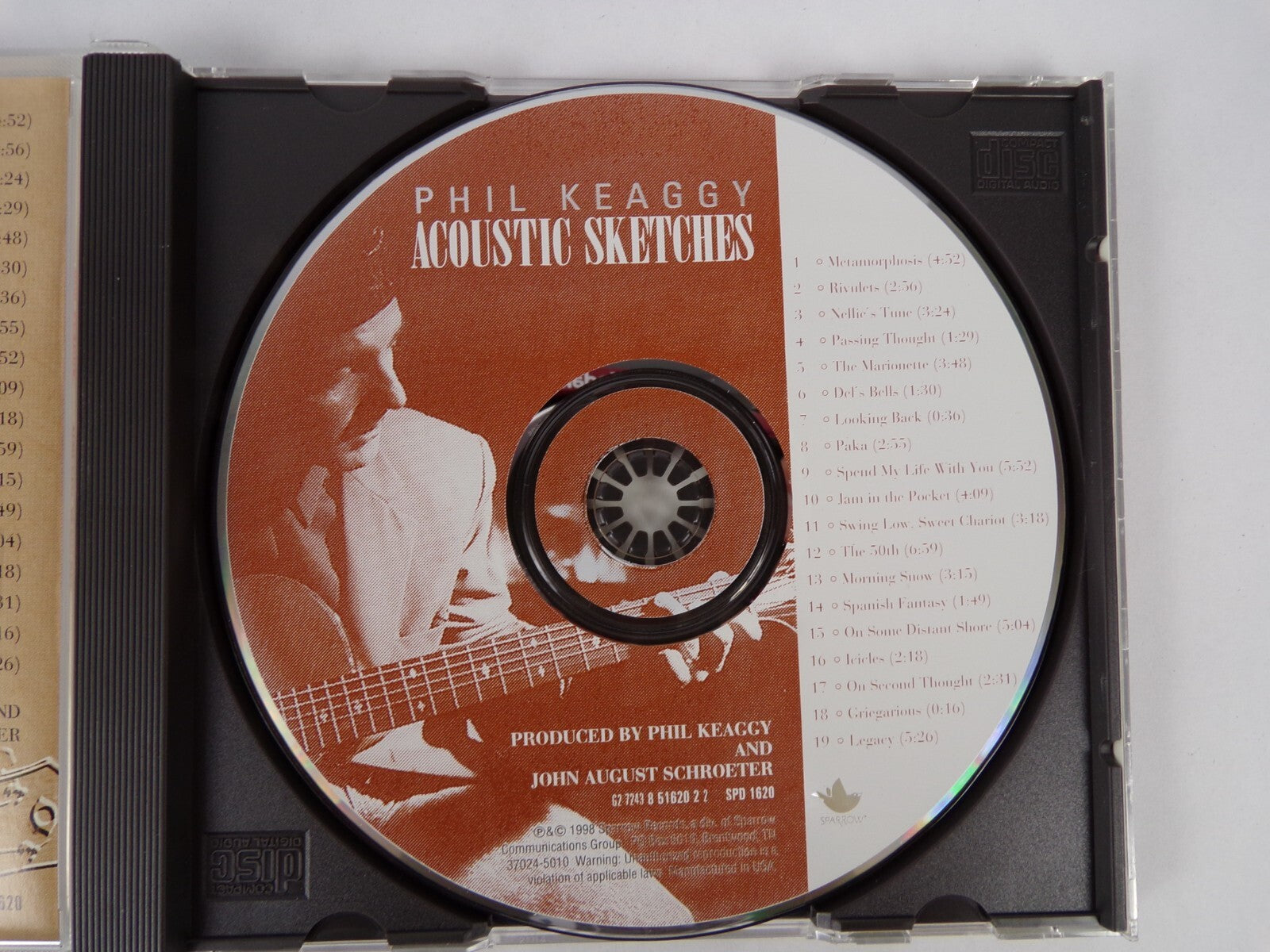 Phill Keaggy Acoustic Sketches Greatest Hits CD #9
