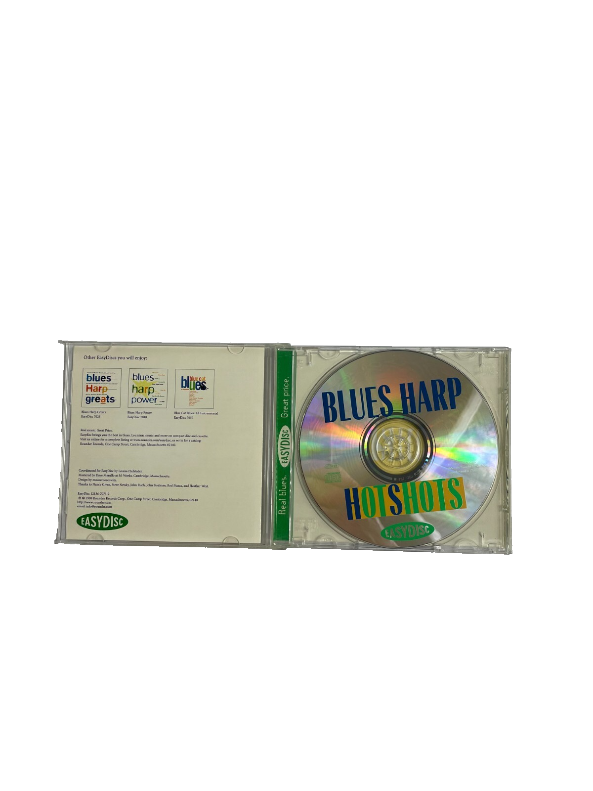 Blues Harp Hotshots Easy Disc Sugar Ray Carey Bell James Harman Rod Piazza CD#6