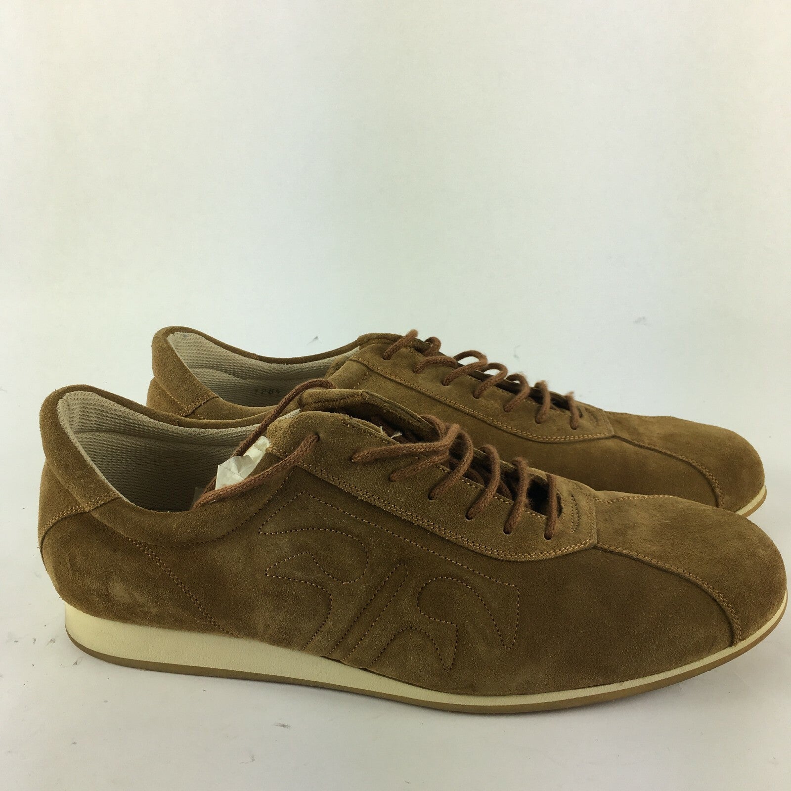 Genuine Farrutx Stylish Sneakers Style Brown Shoes for Men Size 44