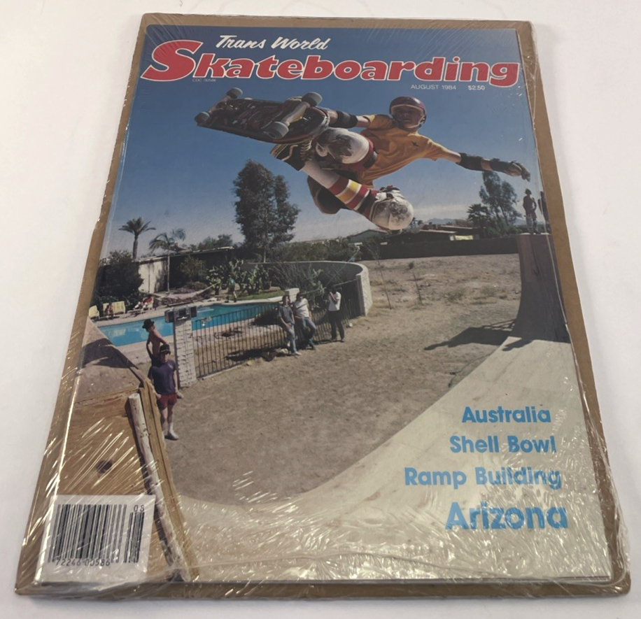 TRANSWORLD SKATEBOARDING MAGAZINE August 1984 Kevin Staab Craig Johnson
