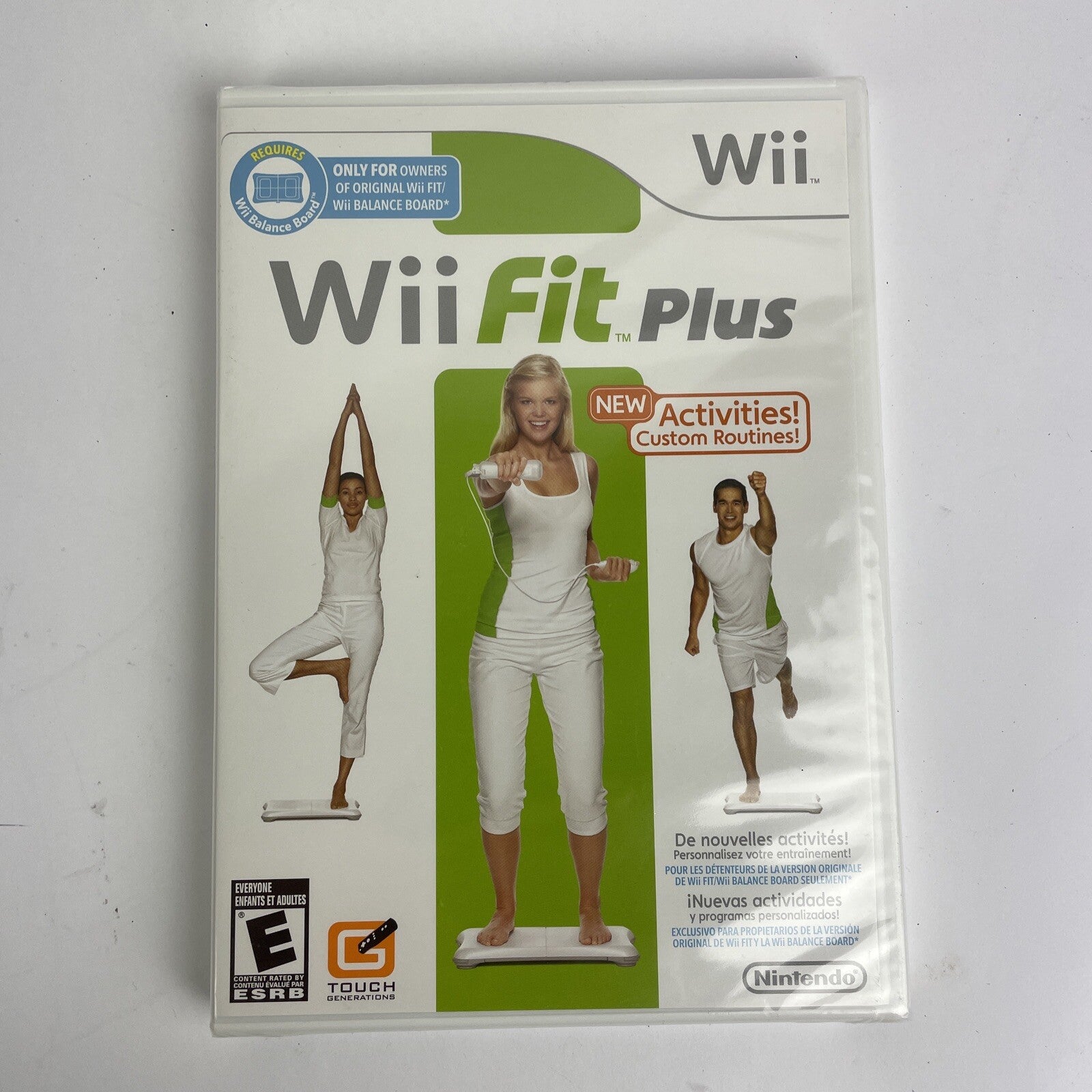 NEW Wii Fit Plus Game : Balance Board Compatible Fitness Yoga Workout SEALED