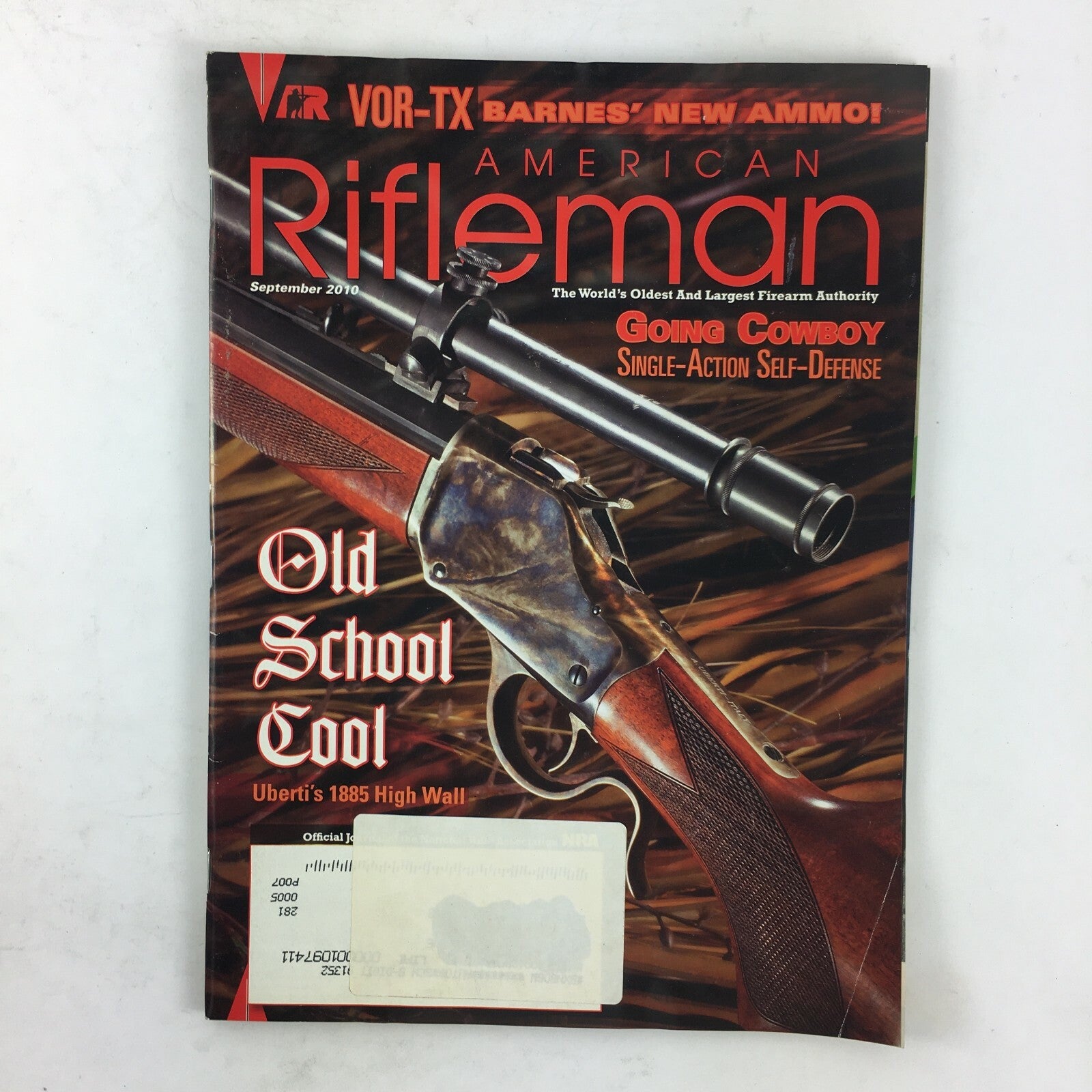May 2009 American Rifleman Magazine Old School Cool Uberti's 1885 High Wall