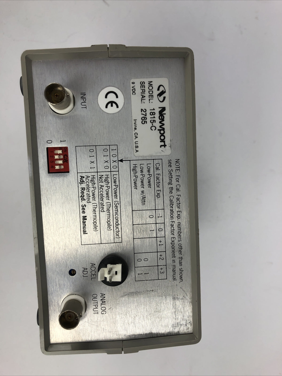 Newport 1815-C Optical Power Meter - Fast Free Shipping Via FedEx Ground