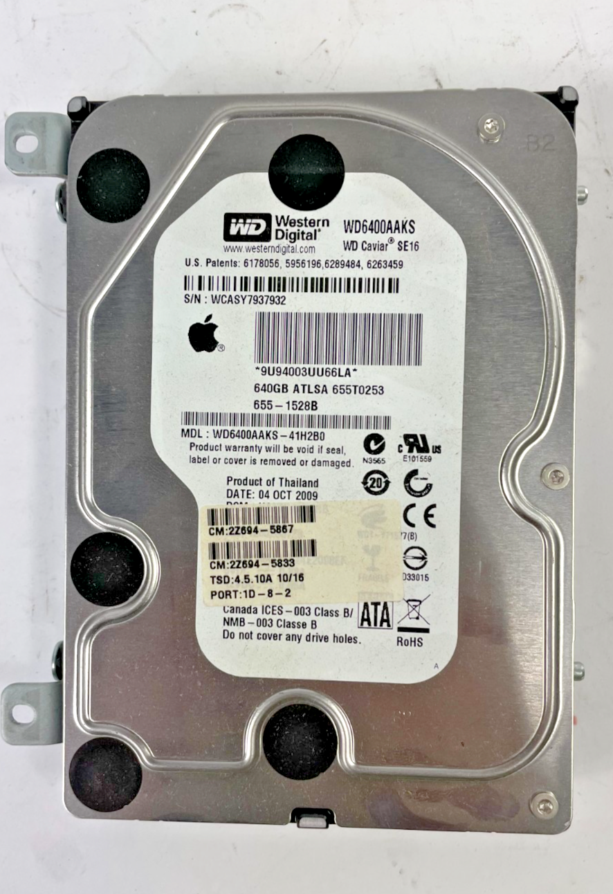 Western Digital WD6400AAKS 640GB 3.5" SATA HDD Caviar SE16
