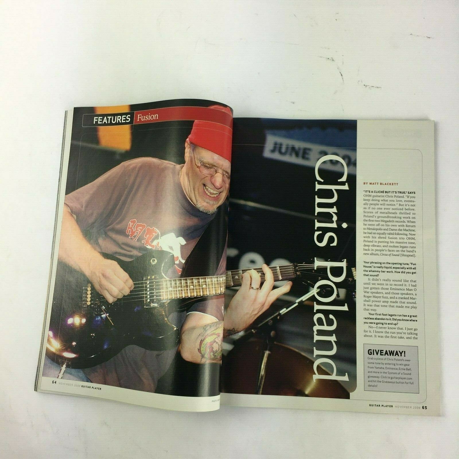 Guitar Player Magazine Neal Schon Steve Cropper Chris Poland Jerry Douglas Brian