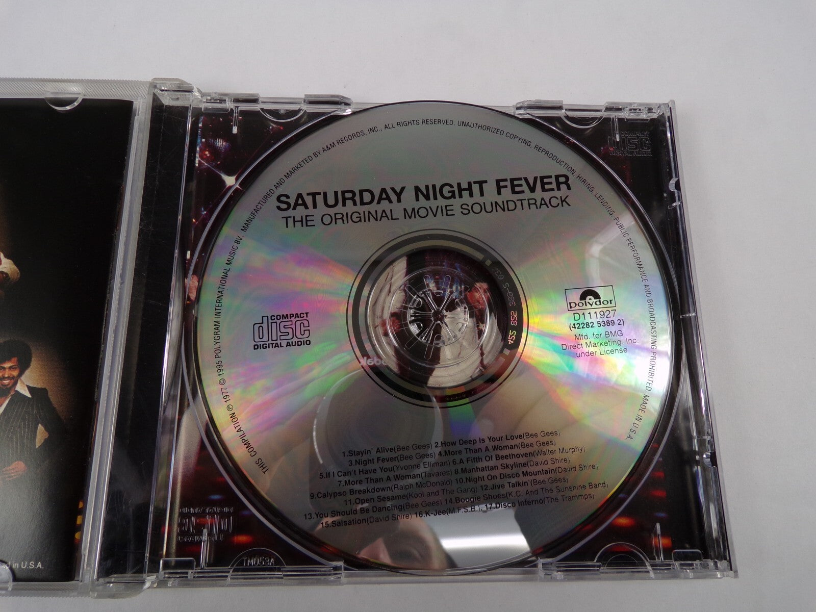 Sturday Night Fever The Original Movie Soundtrack Stayin Alive Open Sesame CD#58