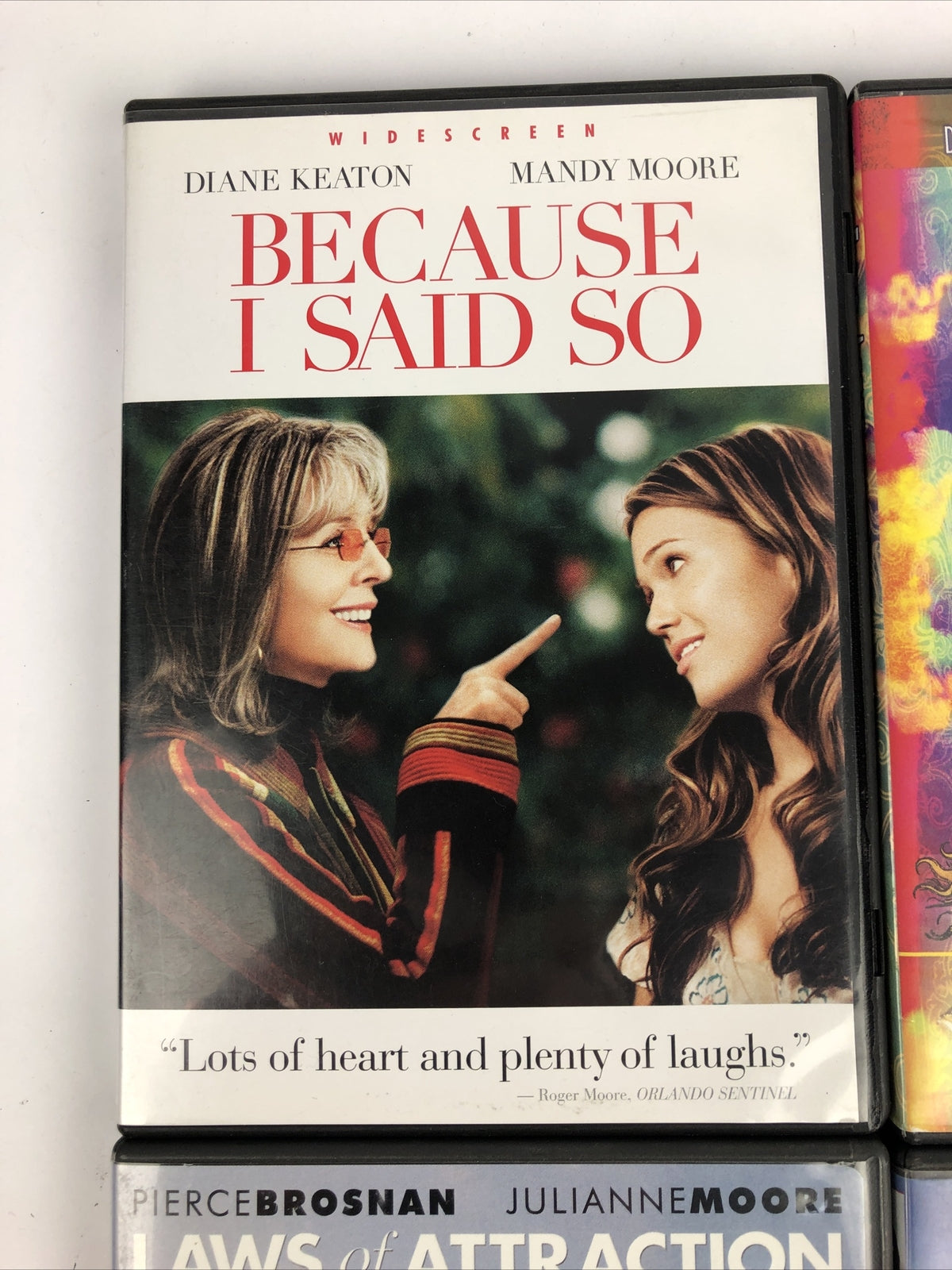 4 Movie DVD Lot Chick Flick Romantic Comedy - Because I Said So , Ever After +++