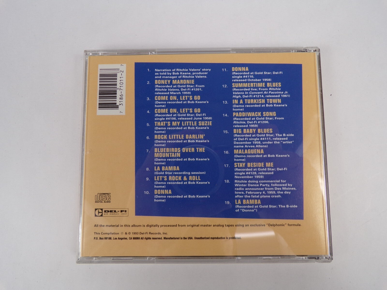 The Ritchie Valens Story CD #11