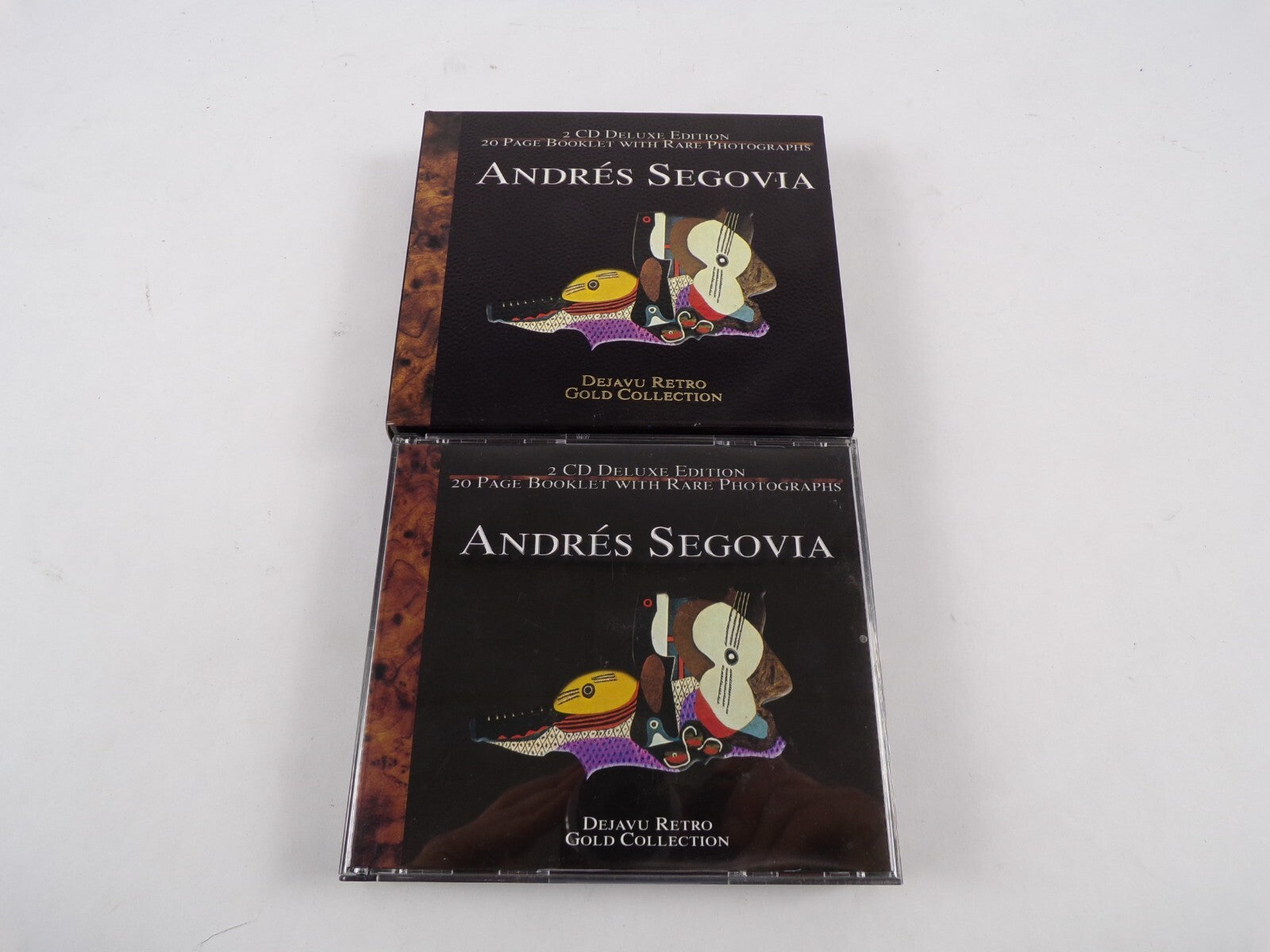 2 Cd Deluxe Editin Andres Segovia 20 Page Booklet With Rare Photographs GoldCD#2