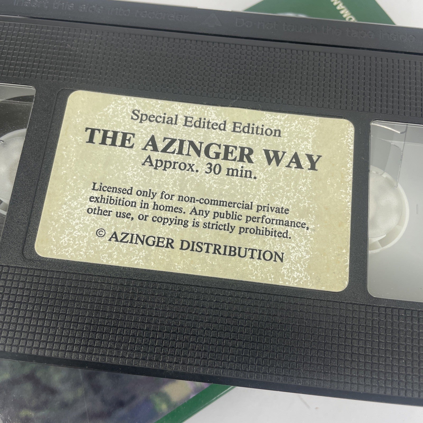 The Azinger Way VHS Video 1990 Golf Paul Azinger Special Edited Edition - VGC