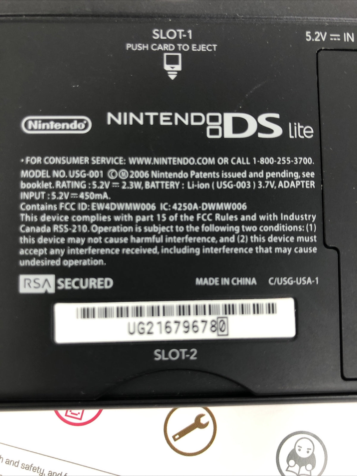 Nintendo DSi Lite Handheld System Burgundy With Charger And Stylus 4 Games LOOK
