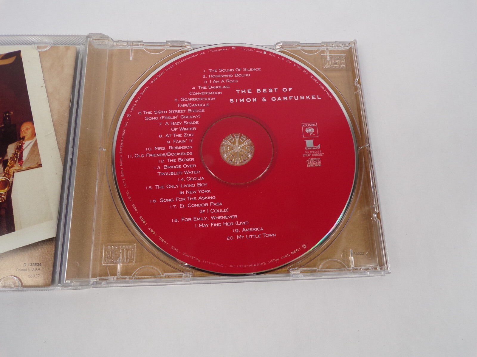 The Best Of Simon & Garfunkel The Sound Or Silence Homeward Bound Iam A CD#63