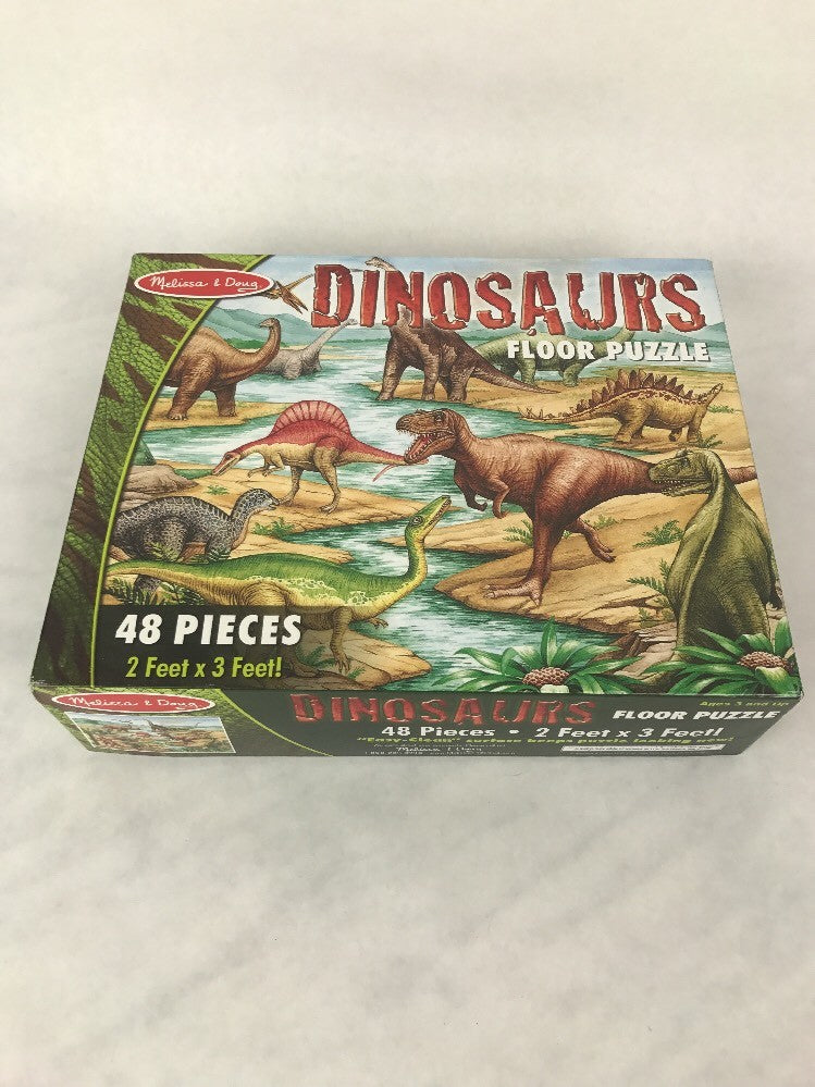Melissa & Doug Dinosaurs Jumbo Jigsaw Floor Puzzle (48 pcs, 2 x 3 feet)