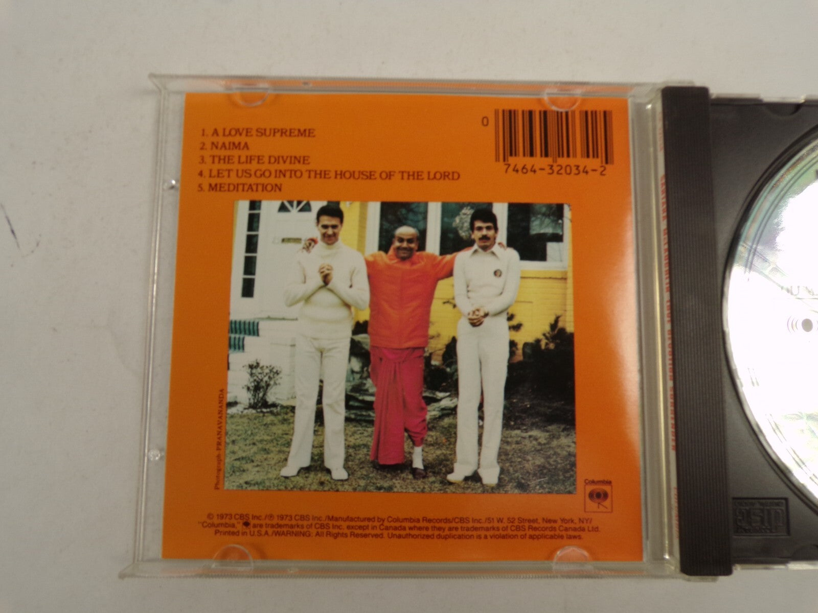 Santana Mclaughlin Love Devotion Surrender Naima Meditation CD#48