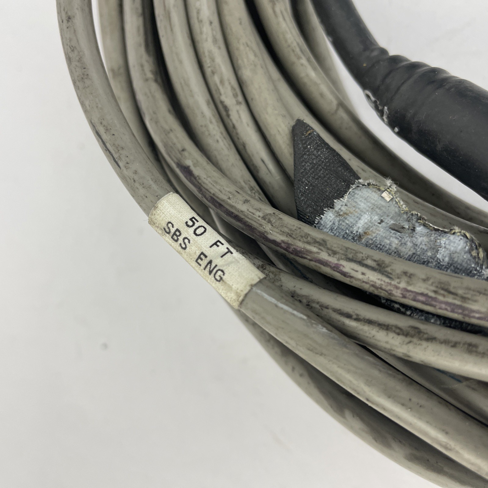 1/4" Mono Jack Male to 1/4" Mono Jack Male Insulated Mic Audio Cable 50' Long
