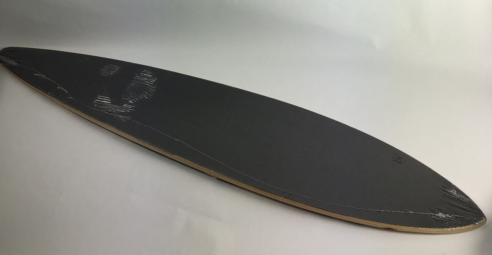 Longboard Living pintail downhill skateboard deck 8.75 x 42 inch 7-ply maple top mount longboard.