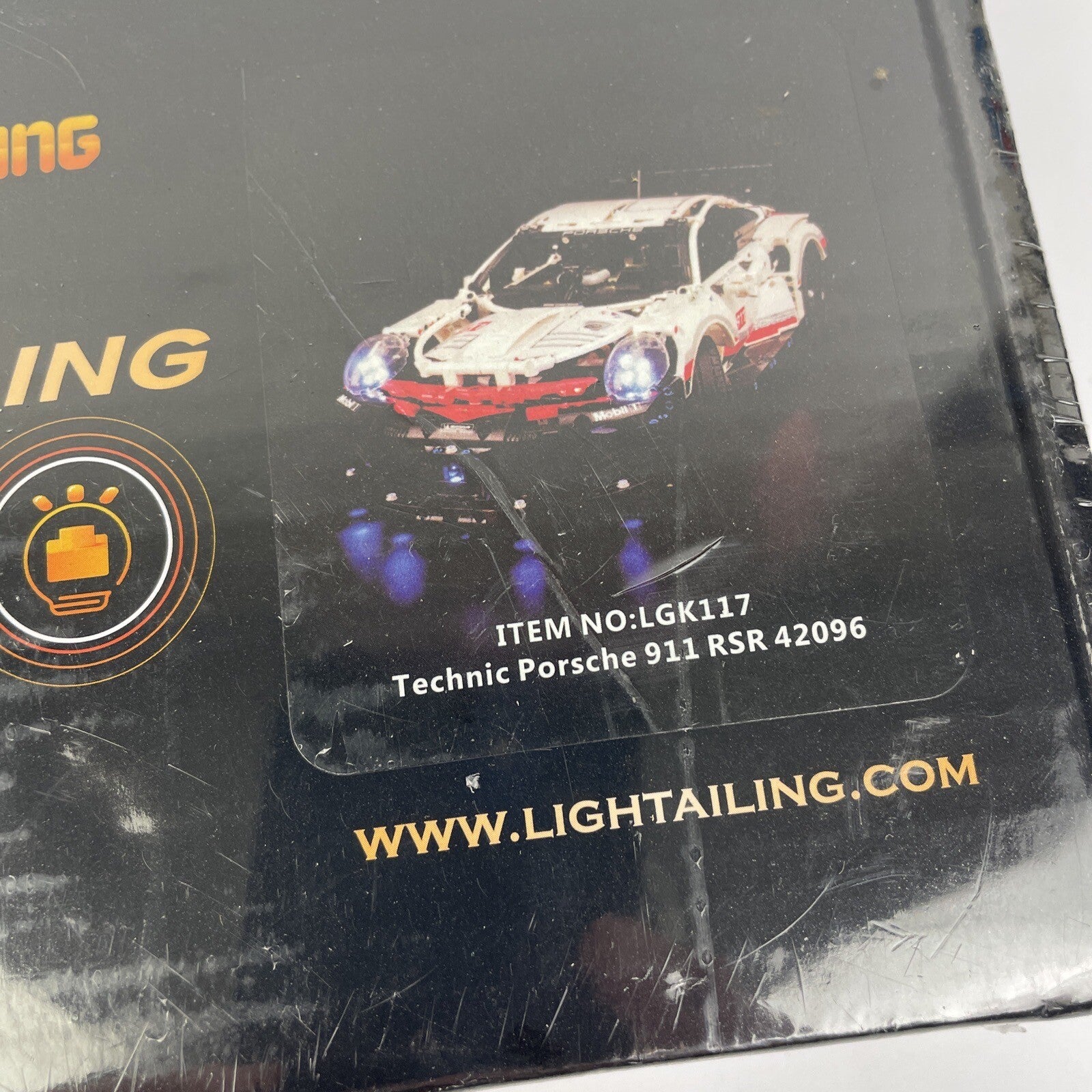 Lightailing Led Kit LGK117-US Technic Porsche 911 RSR 42096 - RARE