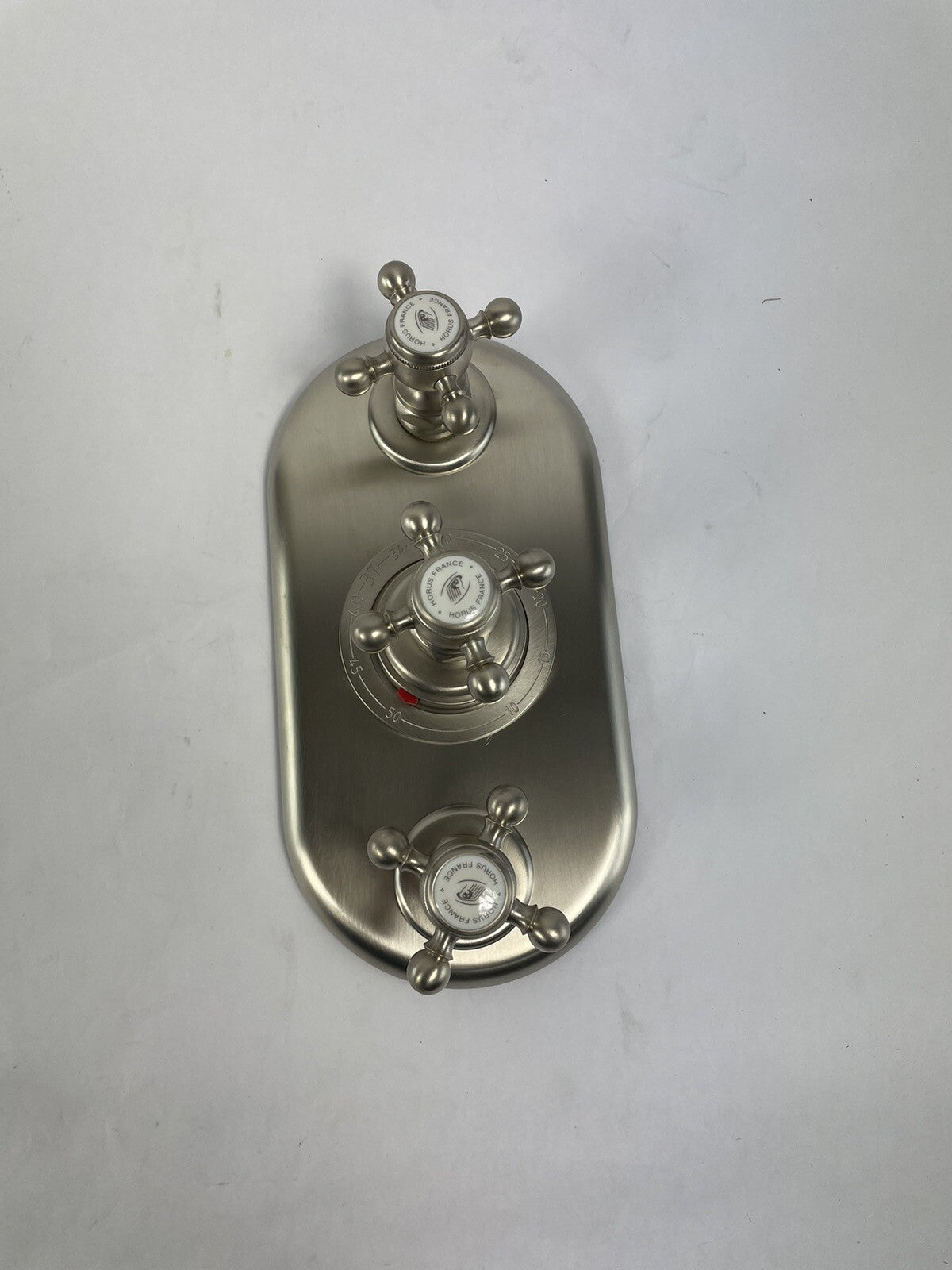 Horus France Julia 527 matte nickel thermostatic shower valve trim