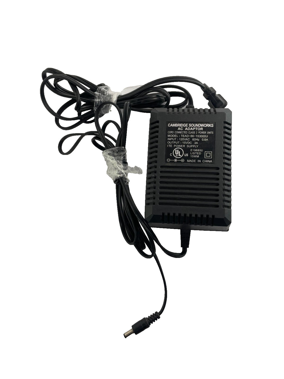 Geniune Cambridge Soundworks TEAD-66-153000U Output 15V 3A AC Adapter #A97