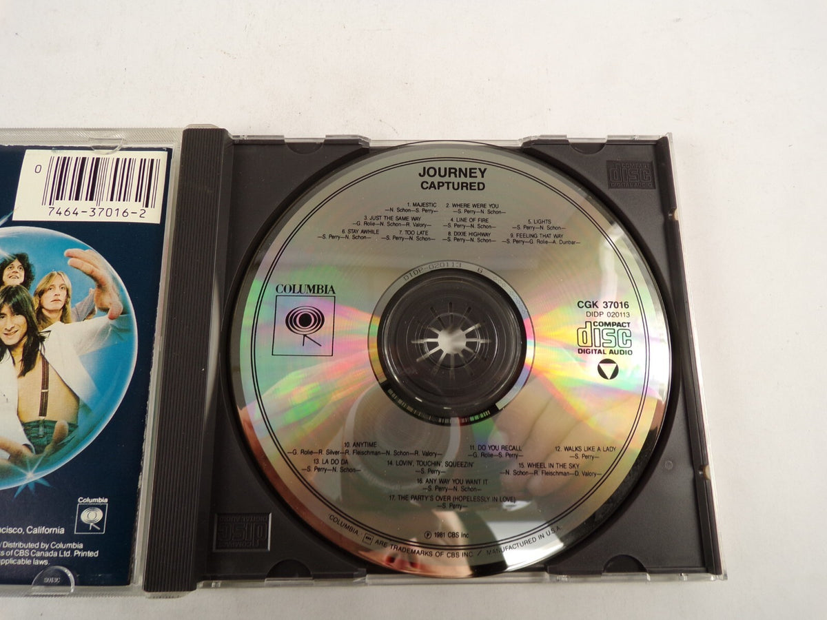 Journey Captured Columbia Where Were You Line Of Fire Too Late Stay Awhile CD#53