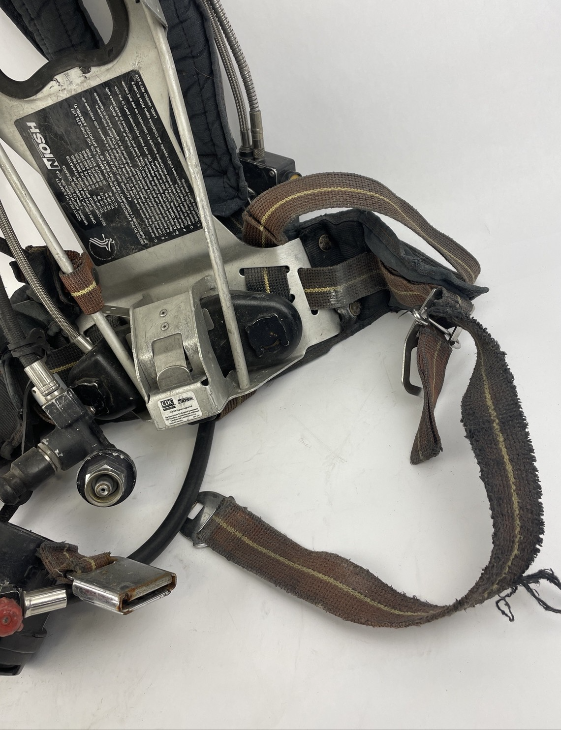 SCOTT SAFETY 4.5 4500 SCBA Air Pack Harness EZ-Flow Air Pak Plus with Sensor  j