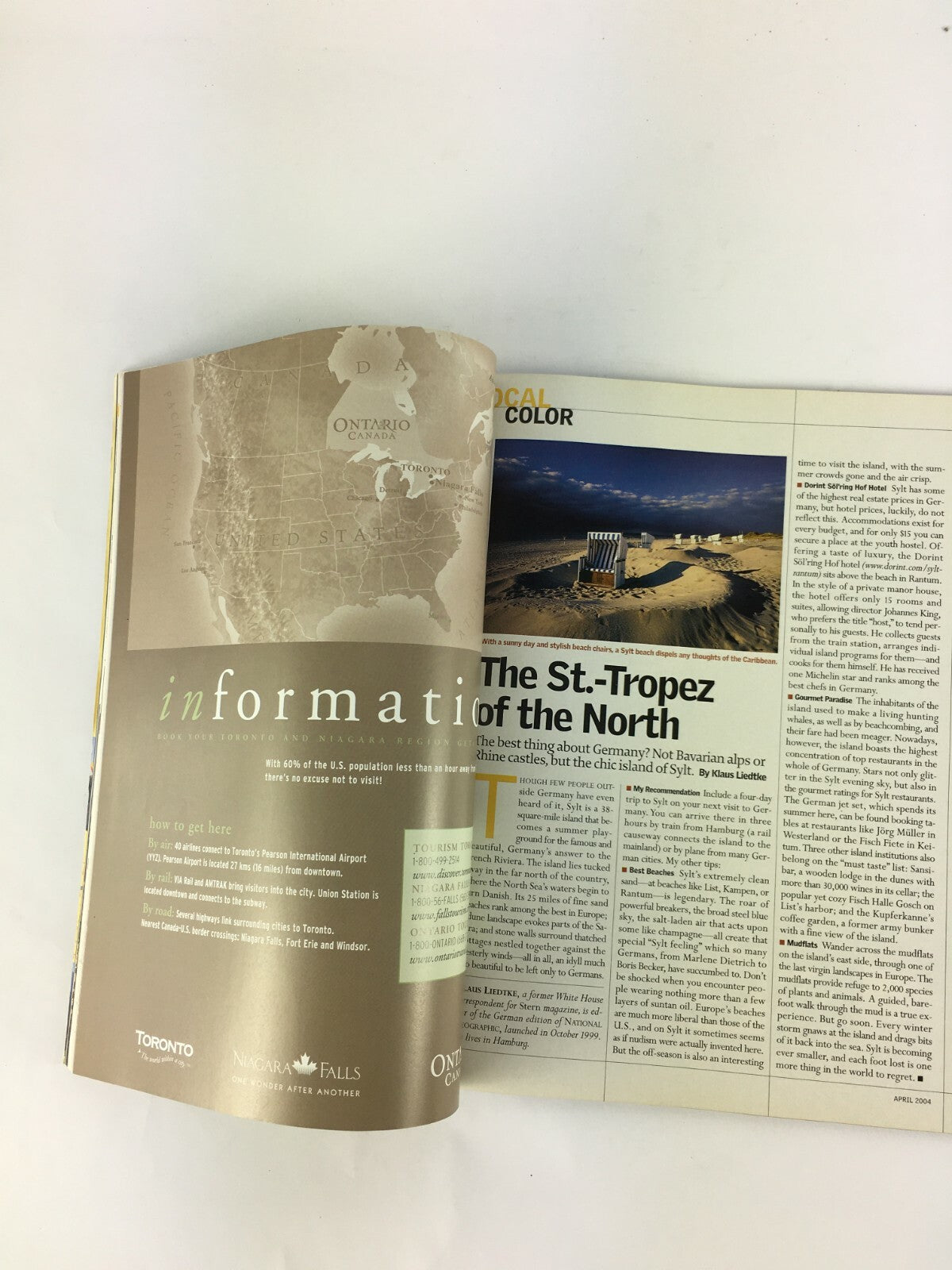 April 2004 NationalGeographic Magazine Best Little Island in France 2004 Planner