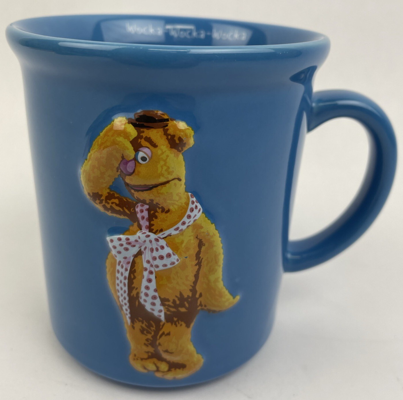 3D Blue Muppets Fozzie Bear Coffee Tea Mug 2002 Henson by The Encore Group