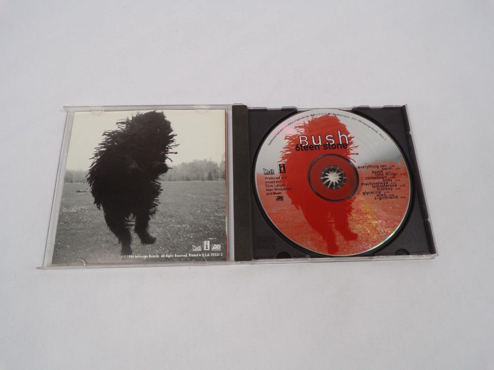 Bush Sixteen Stone Everything Zen Swim Bomb Little Things Comedown Body CD#63
