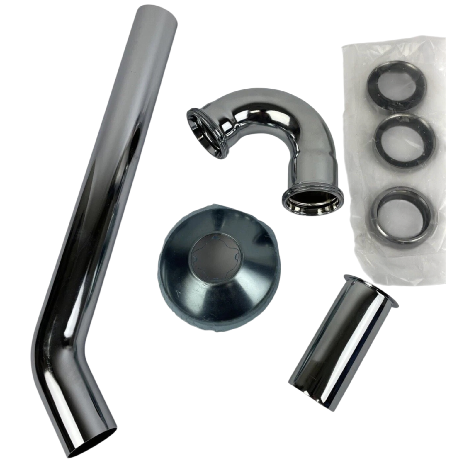 OEM viega 1 1/4" x 1 1/4" P- Trap Polished Chrome - LOOK