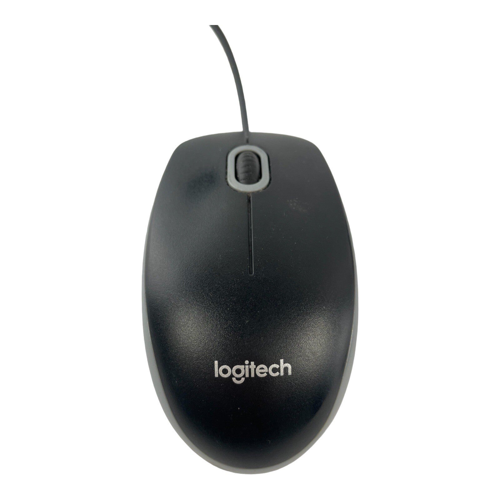 Logitech Wired USB Optical Mouse for Windows PC MAC & More M-U0026 - Black/Grey