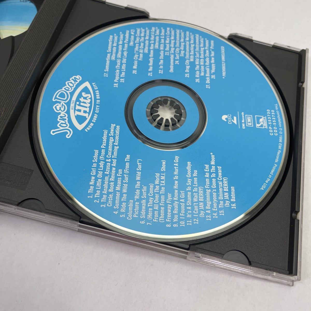 Jan & Dean - ALL THE HITS FROM SURF CITY TO DRAG CITY - 2 CD Set Near Mint Discs