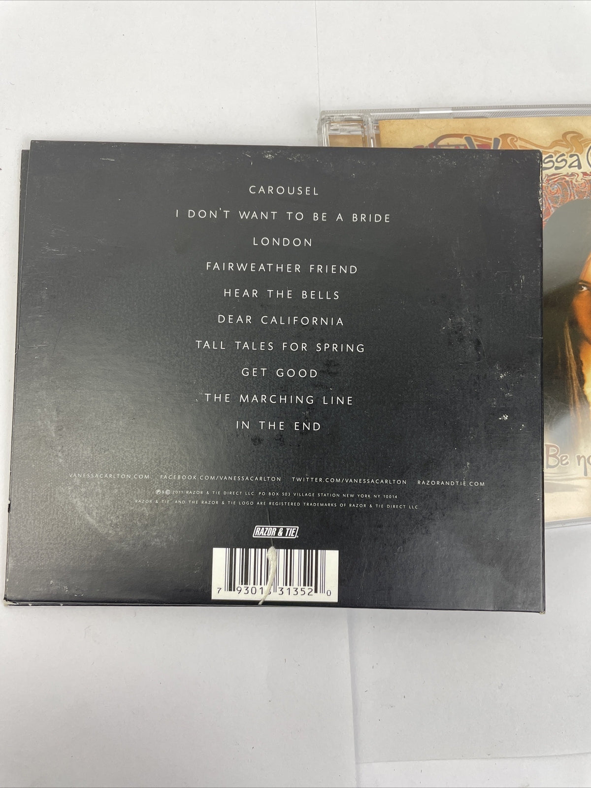 2 x Vanessa Carlton (Audio CD, 2002 2011) Rabbits on the Run - Be Not Nobody BC