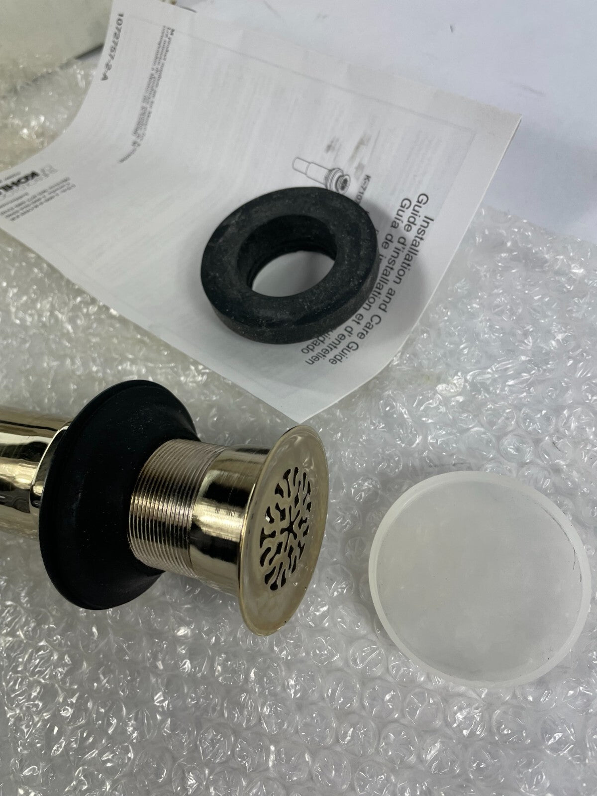 Kohler 7108-AF decorative solid brass lavatory drain