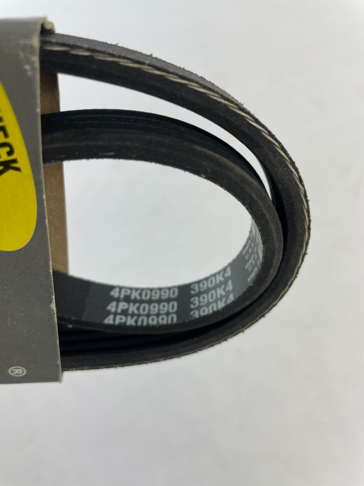Dayco 5040390DR 4PK0990 4-rib serpentine belt OEM replacement A10