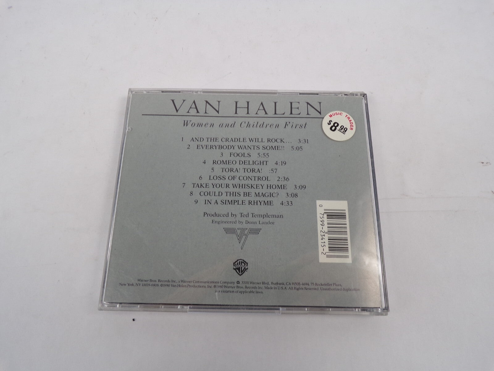 Van Halen Women And Children First And The Cradle Will Rock Everybody WantsCD#25