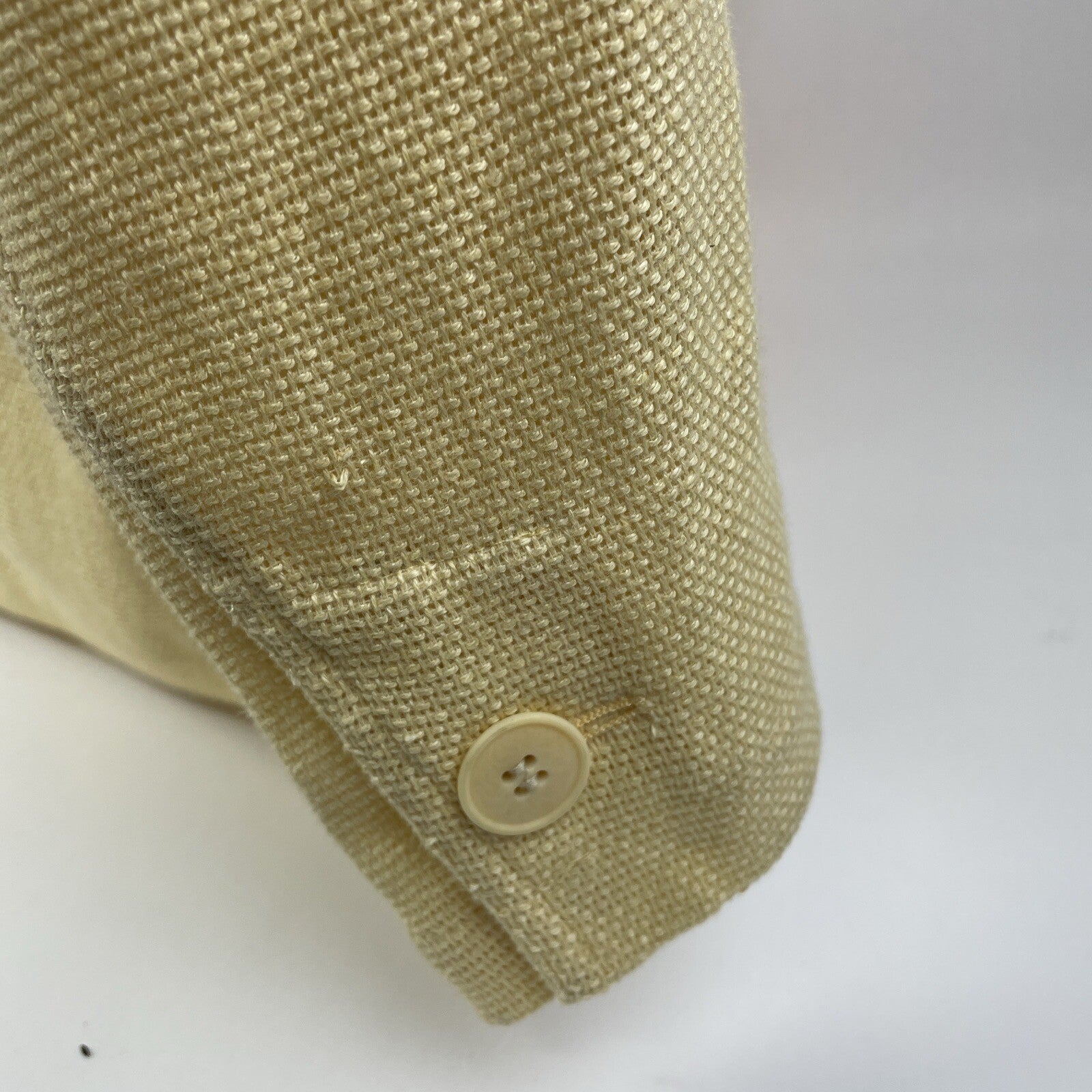 Rare NWT Agnona Men's New Wool stretch  2 Pocket 4 Button Creme Jacket Nordstrom