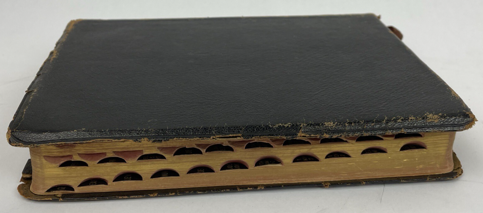 Vintage 1945 Holy Bible Scofield Reference Edition Oxford Press Leather Binding