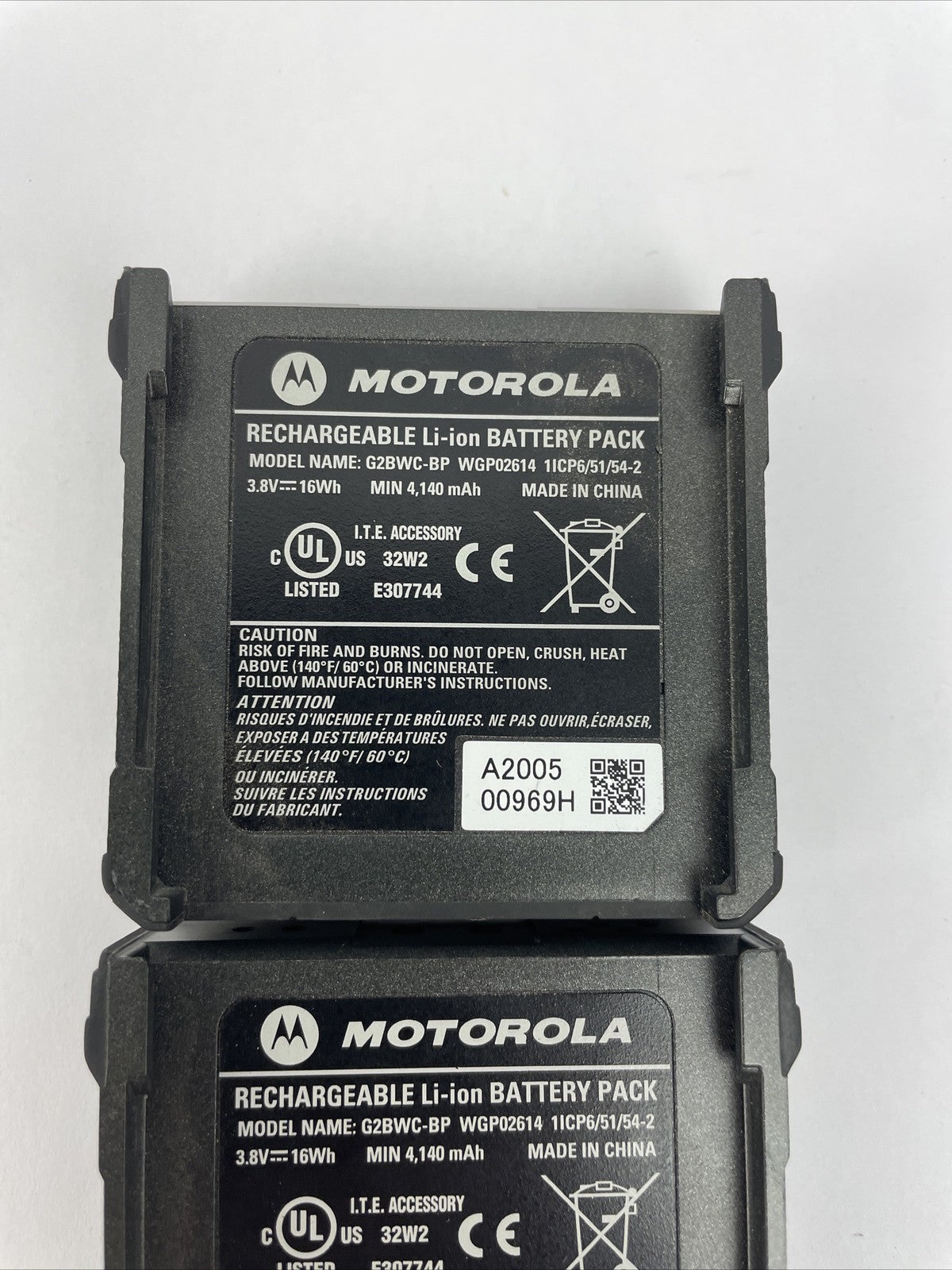 OEM MOTOROLA G2BWC-BP  WGP02614 Li-lon Rechargeable Battery For Motorola V300